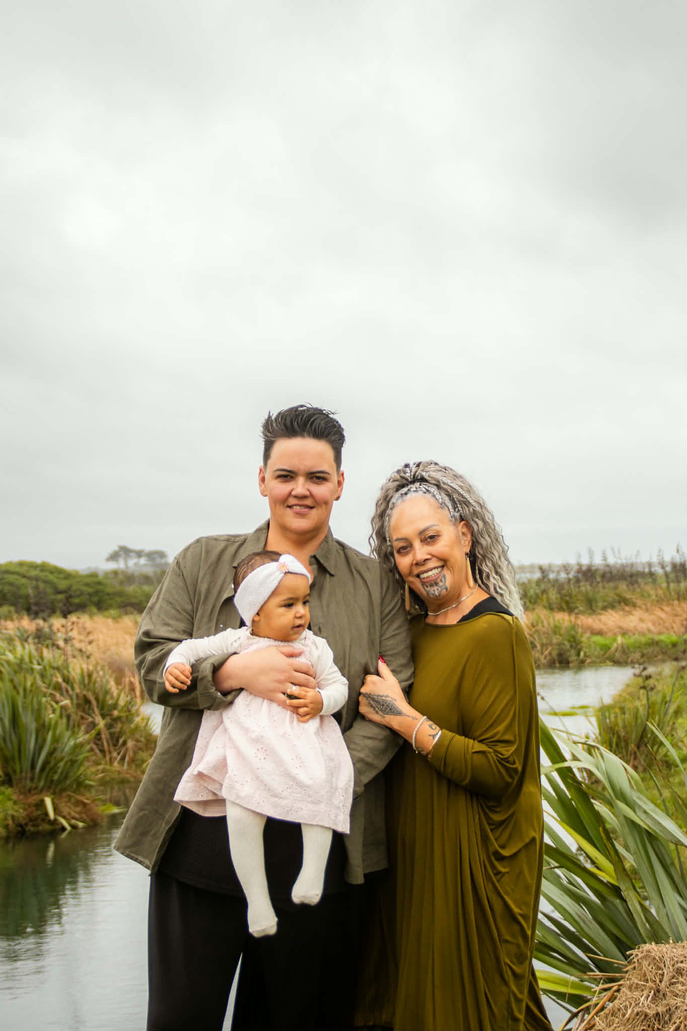 Taylor and Mary Anne Tipa with their whānau